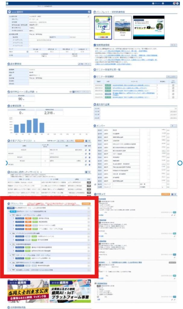 riverシステム府画面